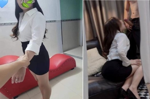 sex noi dung hay Sếp với trưởng phòng ra ngoài chơi gái chạm mặt em thư ký